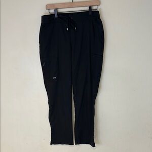 Grey's Anatomy Black Scrub Pants with Relaxed Fit